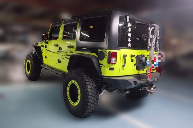 Used Jeep Wrangler 2015 3.0L Sahara Four-Door Comfort Edition Rear Left 45 Deg