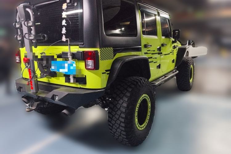 Used Jeep Wrangler 2015 3.0L Sahara Four-Door Comfort Edition Rear Right 45 Deg