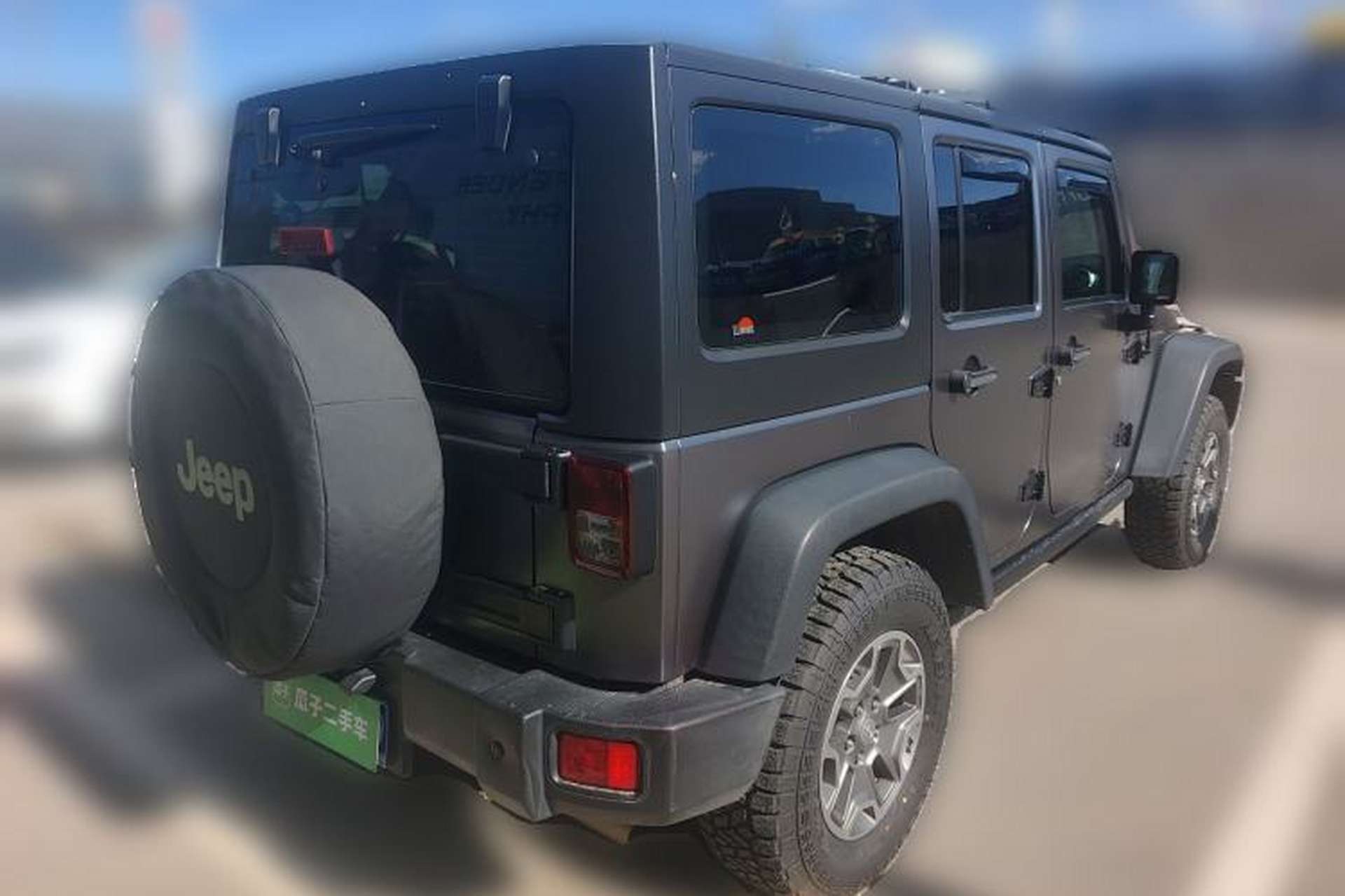 Used Jeep Wrangler 2015 3.6L Rubicon Four-Door Comfort Edition Rear Right 45 Deg