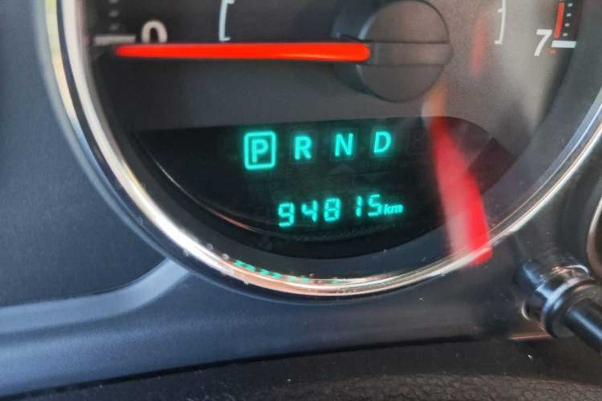 Used Jeep Wrangler 2015 3.0L Sahara Four-Door Comfort Edition Odometer Close Up
