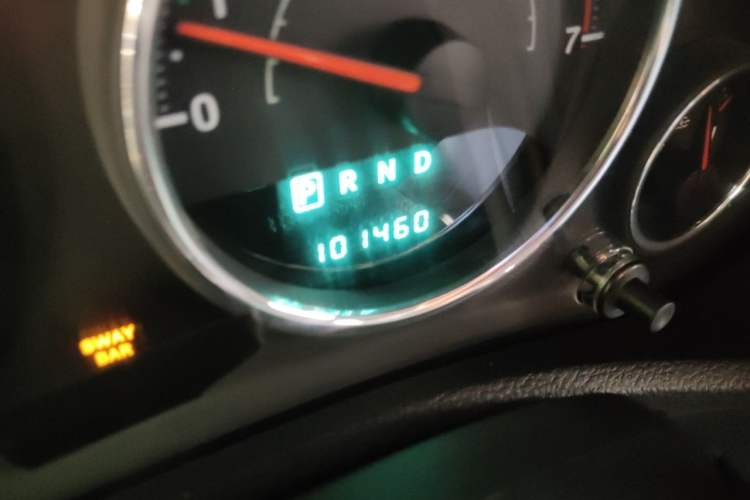 Used Jeep Wrangler 2015 3.6L Rubicon Two-Door Comfort Edition Odometer Close Up