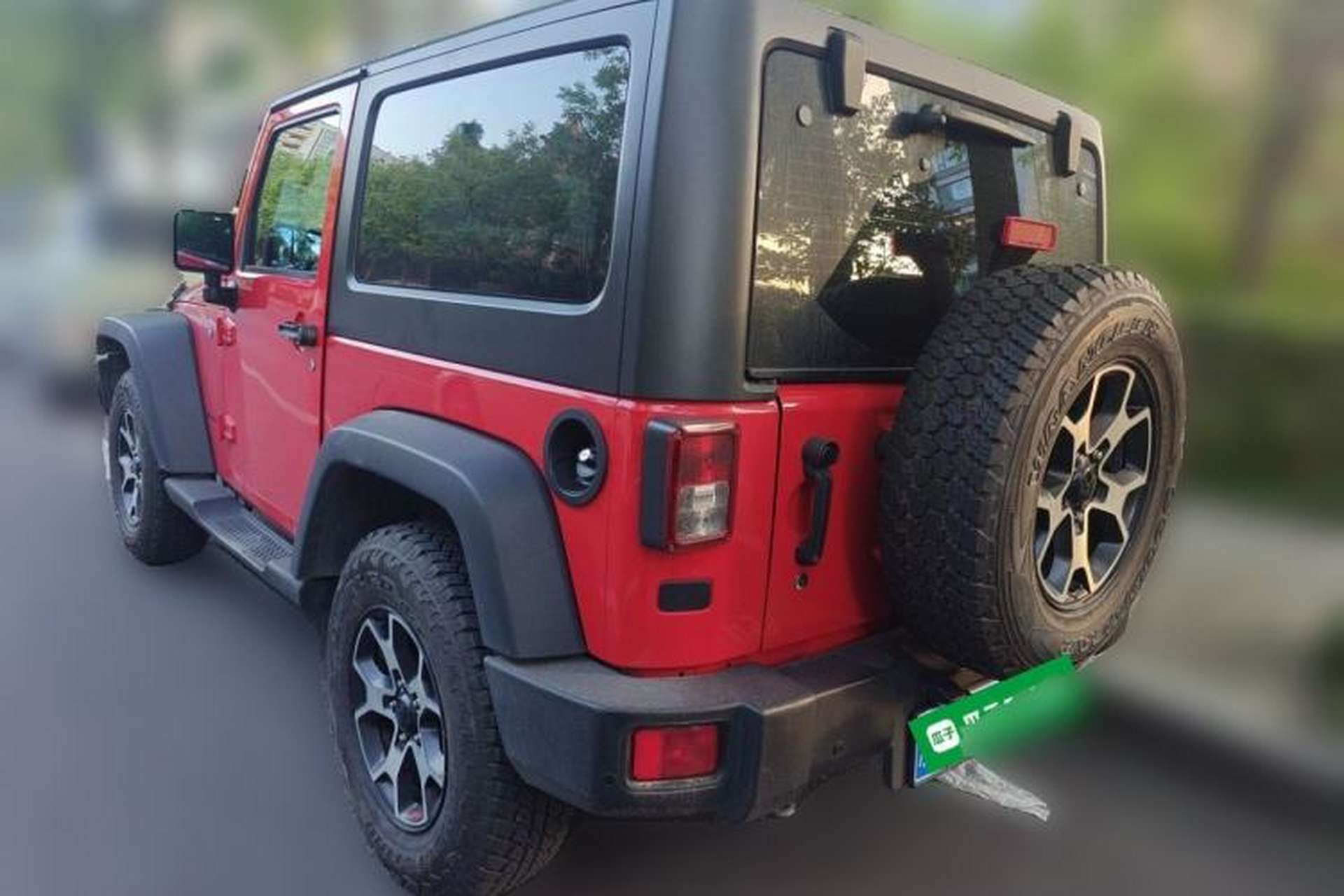 Used Jeep Wrangler 2015 3.6L Rubicon Two-Door Comfort Edition Rear Left 45 Deg
