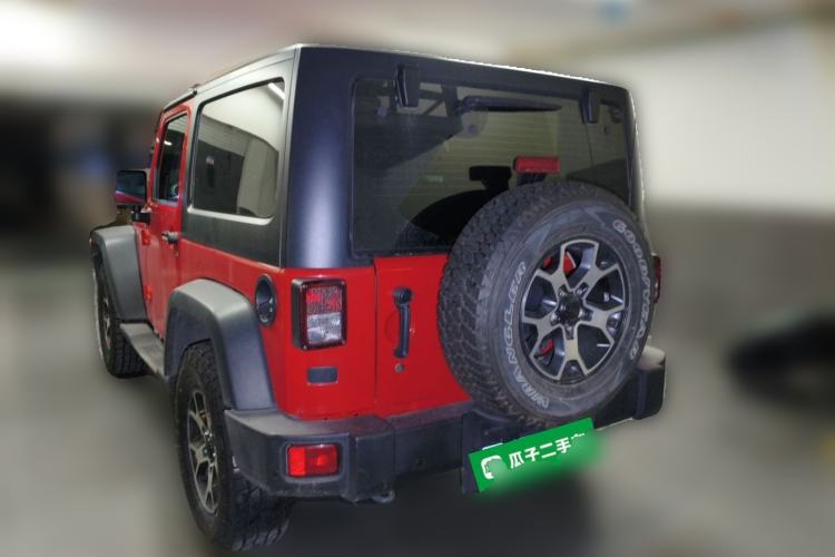 Used Jeep Wrangler 2015 3.6L Rubicon Two-Door Comfort Edition Rear Left 45 Deg