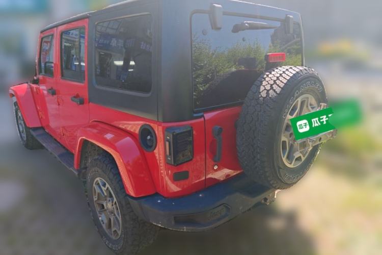 Used Jeep Wrangler 2015 3.0L Sahara Four-Door Comfort Edition Rear Left 45 Deg