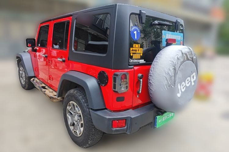 Used Jeep Wrangler 2015 3.0L Sahara Four-Door Comfort Edition Rear Left 45 Deg