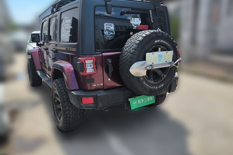 Used Jeep Wrangler 2015 3.0L Sahara Four-Door Edition Rear Left 45 Deg