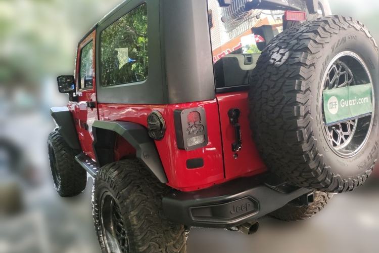 Used Jeep Wrangler 2015 3.6L Rubicon Two-Door Comfort Edition Rear Left 45 Deg