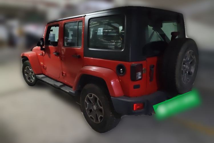 Used Jeep Wrangler 2015 3.0L Sahara Four-Door Comfort Edition Rear Left 45 Deg