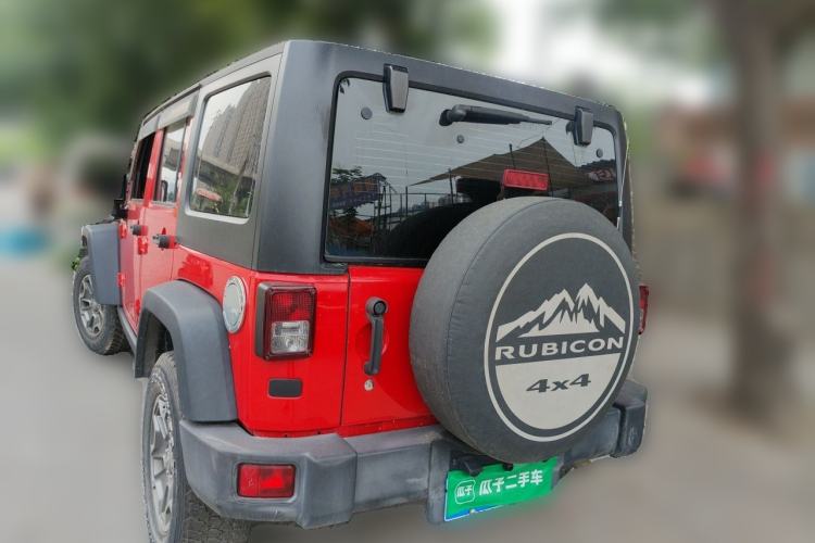 Used Jeep Wrangler 2015 3.6L Rubicon Four-Door Comfort Edition Rear Left 45 Deg