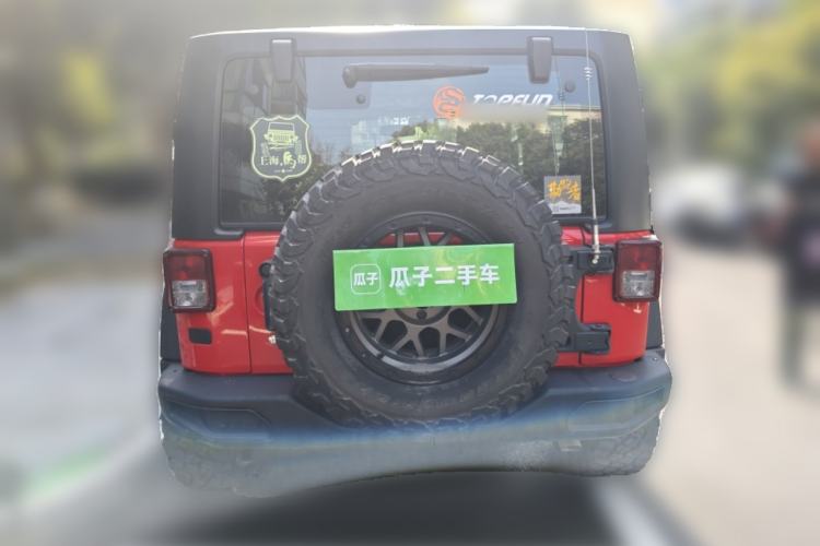 Used Jeep Wrangler 2015 3.6L Rubicon Two-Door Comfort Edition Rear