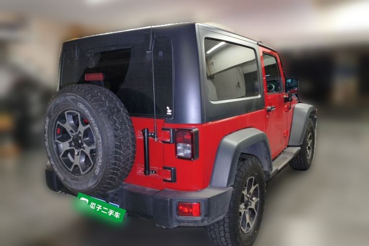 Used Jeep Wrangler 2015 3.6L Rubicon Two-Door Comfort Edition Rear Right 45 Deg