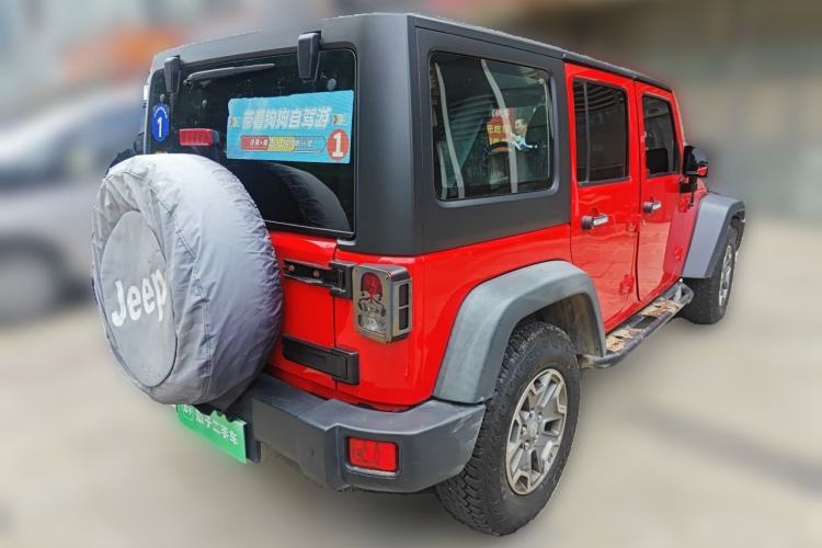 Used Jeep Wrangler 2015 3.0L Sahara Four-Door Comfort Edition Rear Right 45 Deg