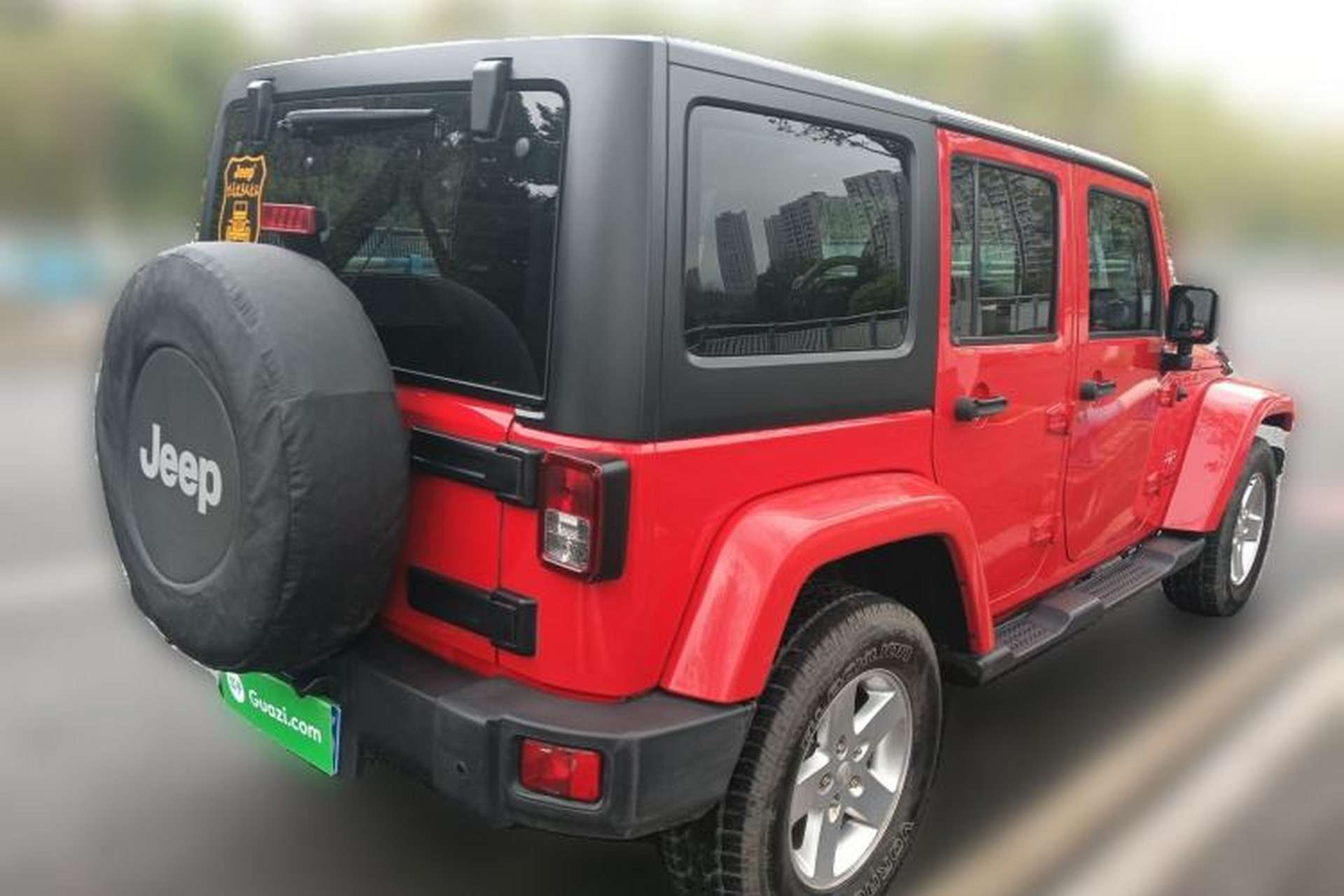 Used Jeep Wrangler 2015 2.8TD Sahara Four-Door Comfort Edition Rear Right 45 Deg