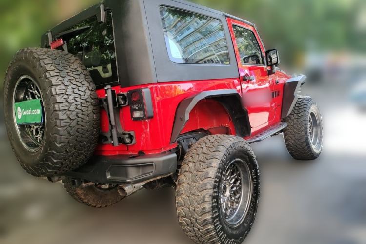 Used Jeep Wrangler 2015 3.6L Rubicon Two-Door Comfort Edition Rear Right 45 Deg