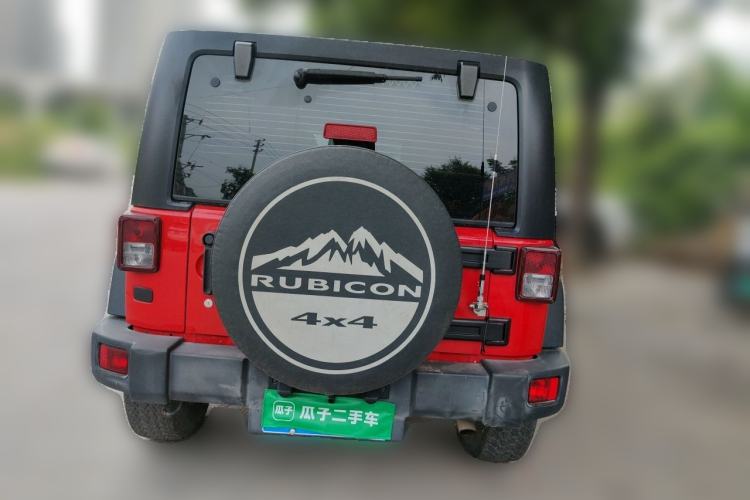 Used Jeep Wrangler 2015 3.6L Rubicon Four-Door Comfort Edition Rear