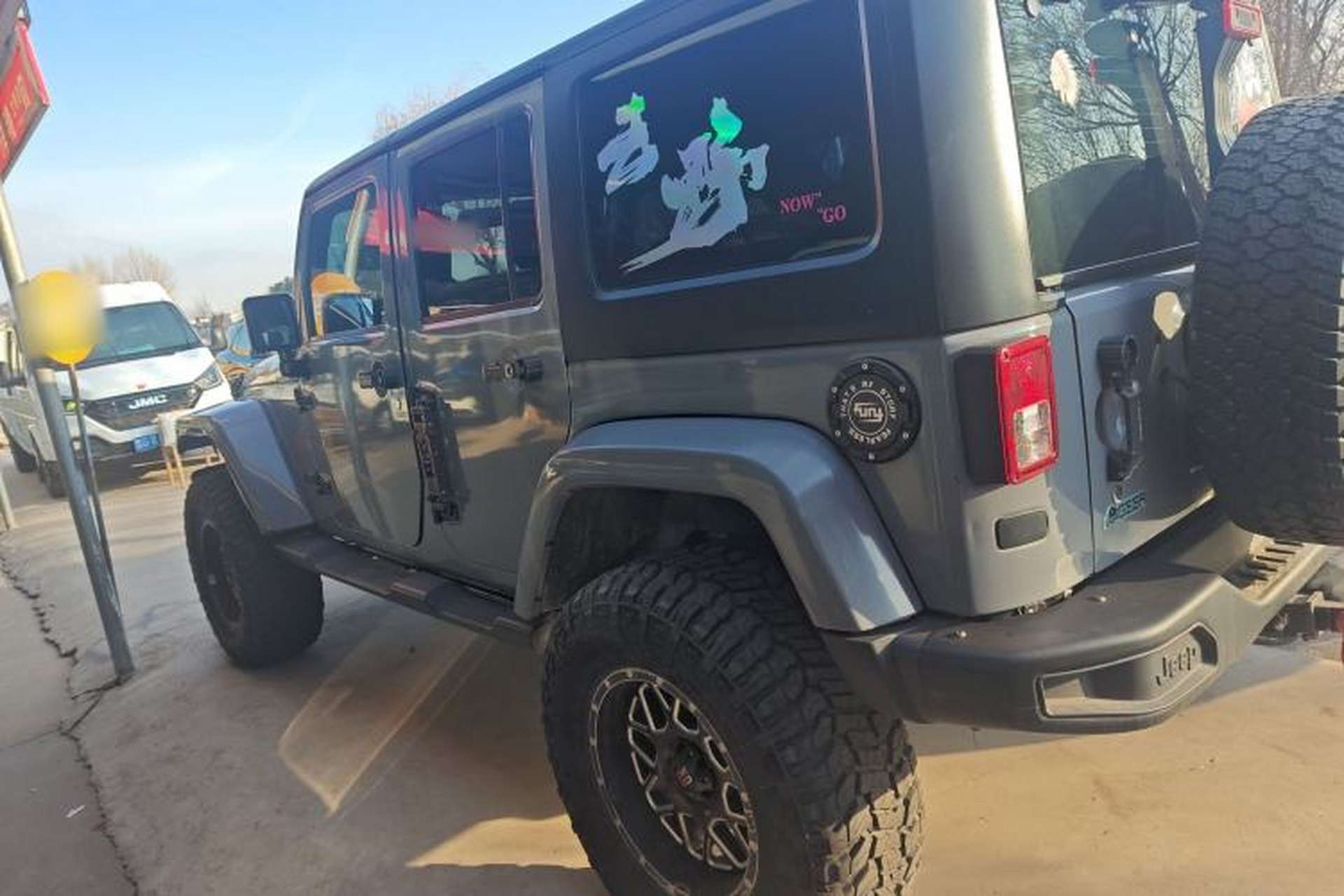 Used Jeep Wrangler 2015 2.8TD Sahara Four-Door Comfort Edition Left Side