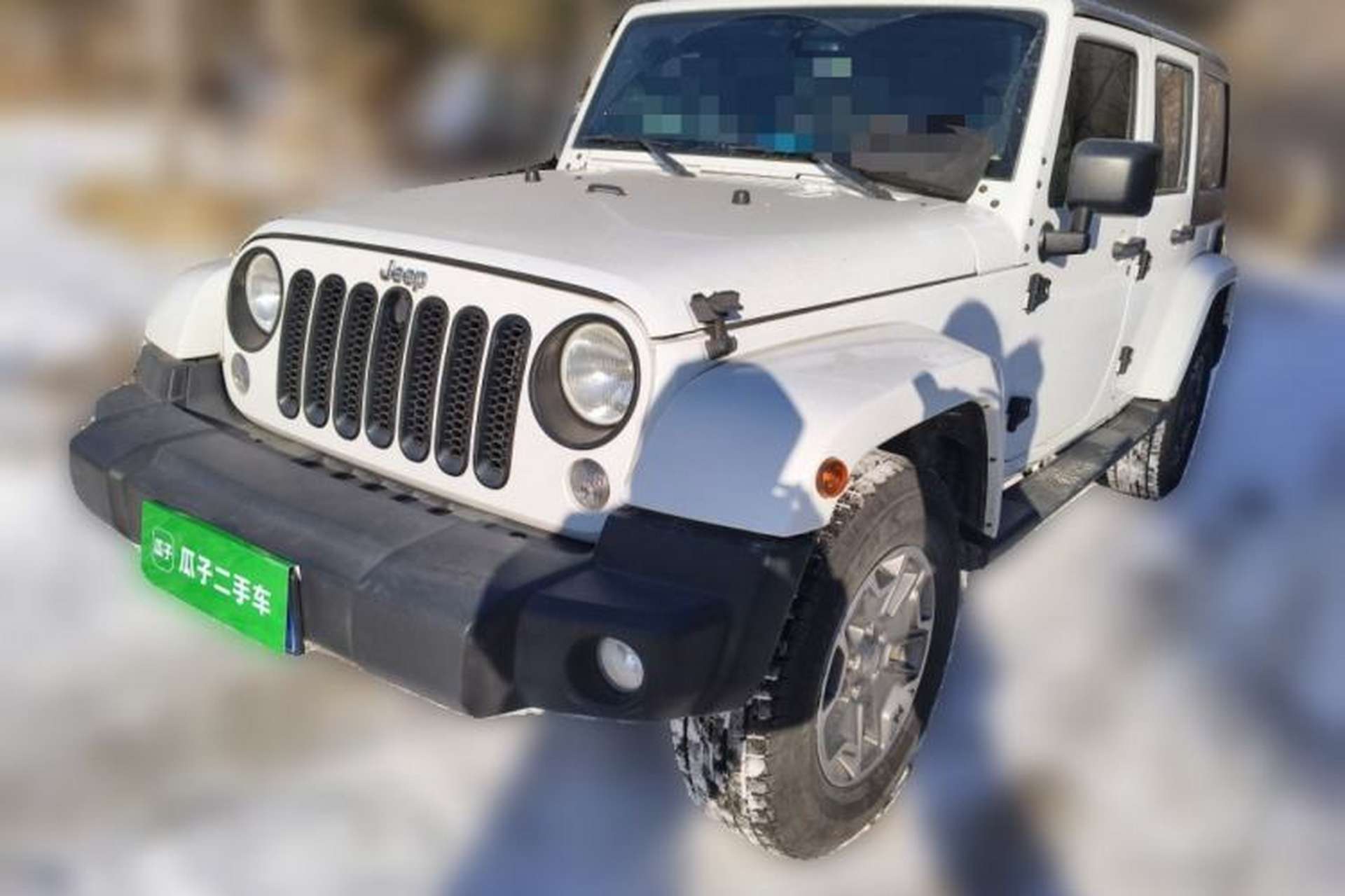 Used Jeep Wrangler 2015 3.0L Sahara Four-Door Comfort Edition Front Left 45 Deg