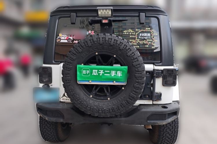 Used Jeep Wrangler 2015 2.8TD Sahara Four-Door Edition Rear