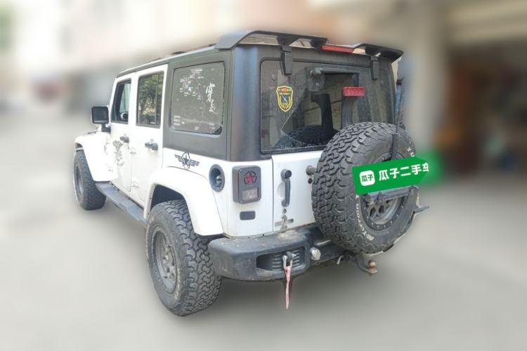 Used Jeep Wrangler 2015 3.0L Sahara Four-Door Edition Rear Left 45 Deg