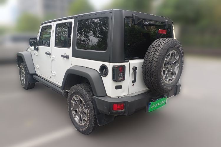 Used Jeep Wrangler 2015 3.6L Rubicon Four-Door Comfort Edition Rear Left 45 Deg