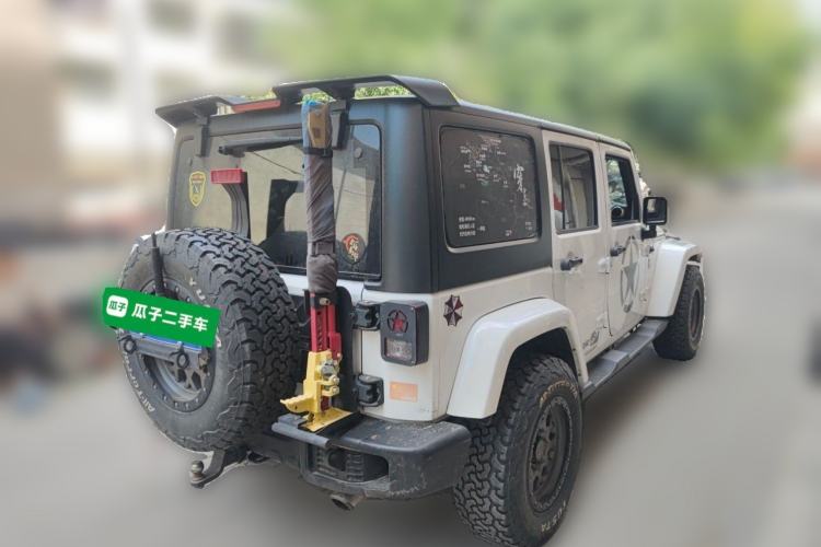 Used Jeep Wrangler 2015 3.0L Sahara Four-Door Edition Rear Right 45 Deg
