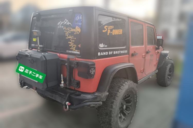 Used Jeep Wrangler 2015 2.8TD Sahara Four-Door Comfort Edition Rear Right 45 Deg