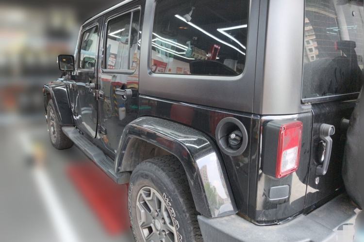 Used Jeep Wrangler 2016 3.0L Sahara 75th Anniversary Edition Rear Left 45 Deg