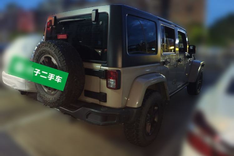 Used Jeep Wrangler 2016 3.0L Sahara 75th Anniversary Edition Rear Right 45 Deg