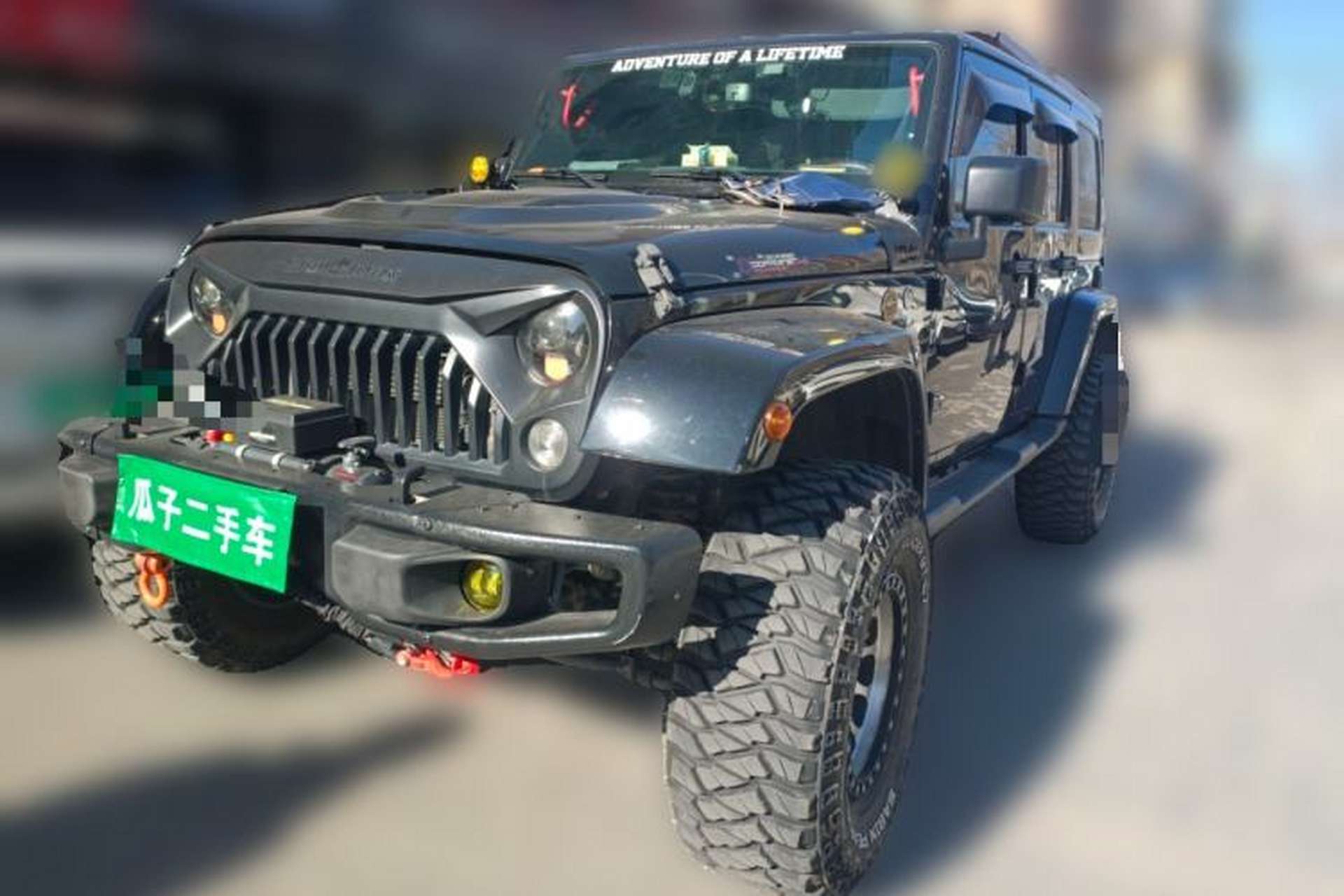 Used Jeep Wrangler 2017 3.0L Sahara Four-Door Comfort Edition Front Left 45 Deg