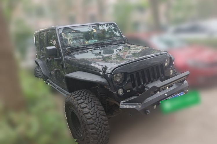 Used Jeep Wrangler 2017 3.0L Sahara Four-Door Comfort Edition Front Right 45 Deg