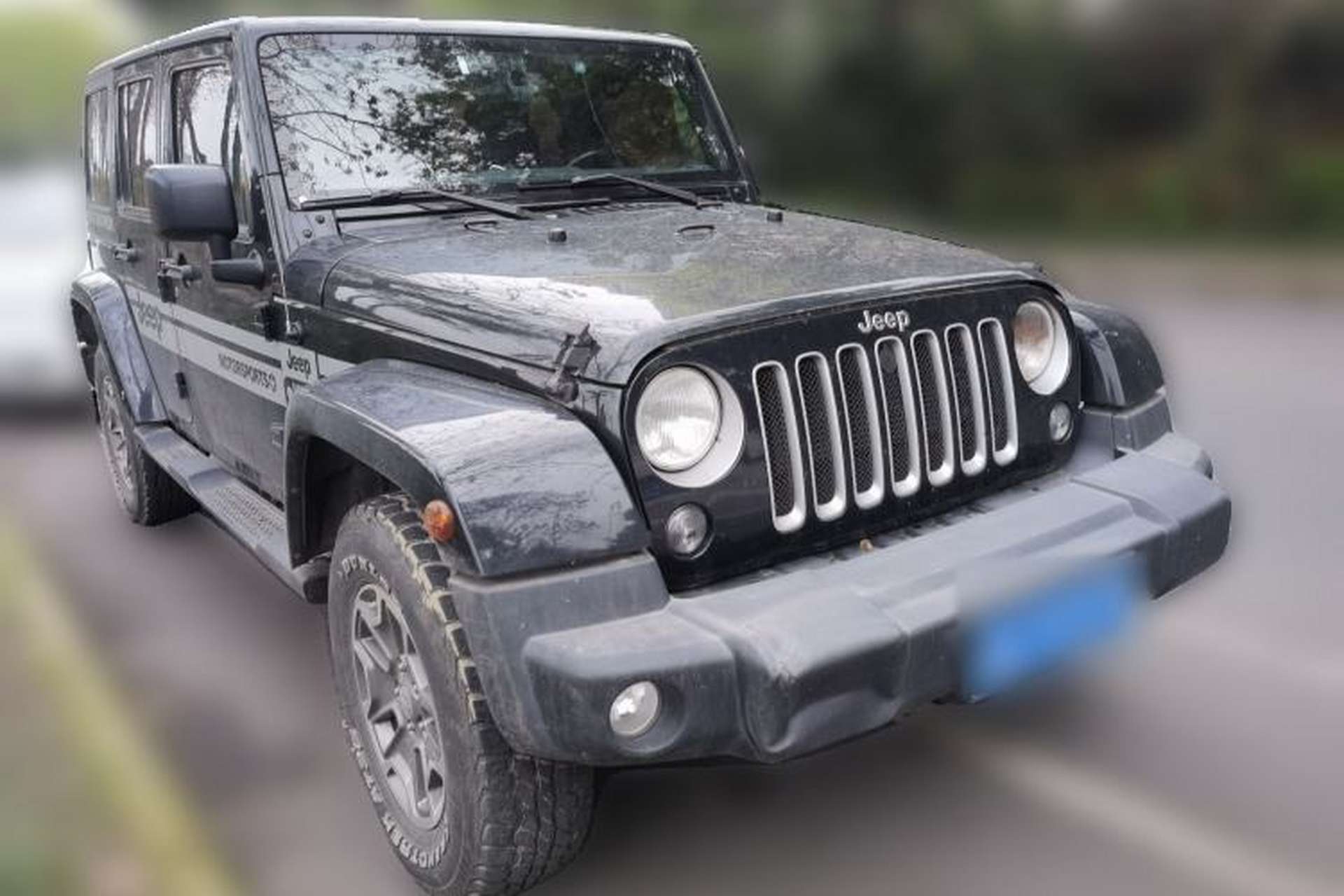 Used Jeep Wrangler 2017 3.0L Sahara Four-Door Comfort Edition Front Right 45 Deg