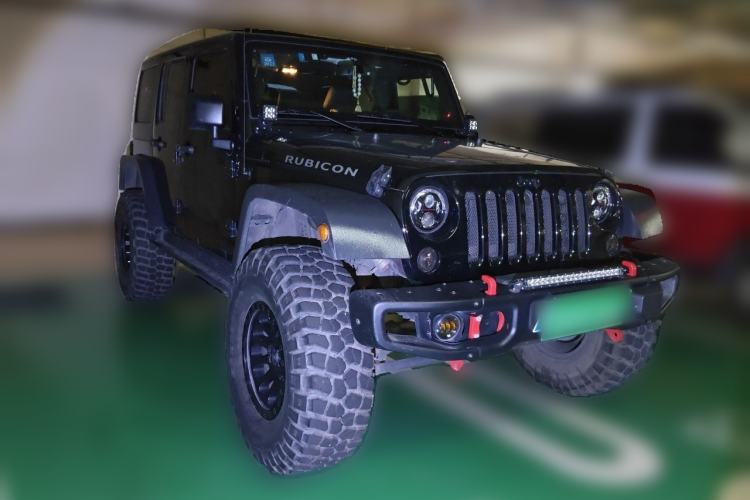 Used Jeep Wrangler 2017 3.6L Rubicon Four-Door Comfort Edition Front Right 45 Deg