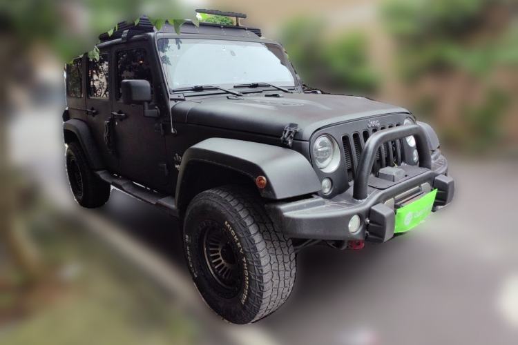 Used Jeep Wrangler 2017 3.0L Sahara Four-Door Comfort Edition Front Right 45 Deg