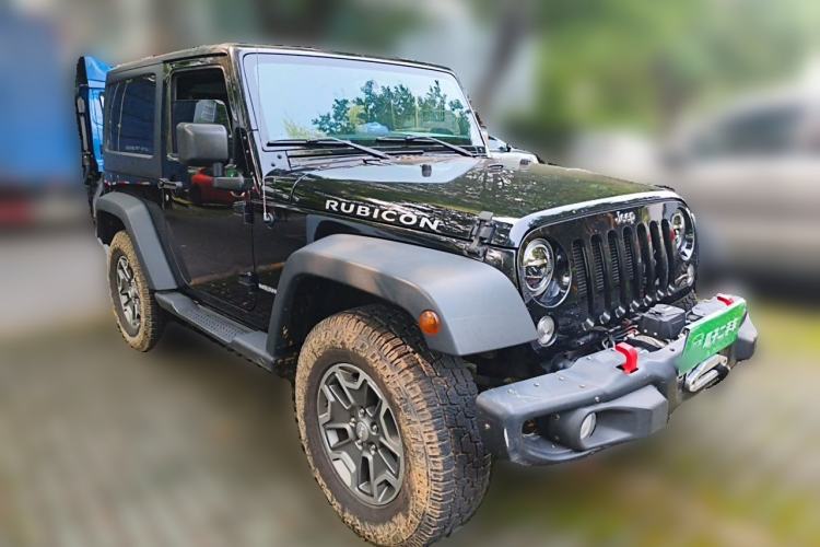 Used Jeep Wrangler 2017 3.6L Rubicon Two-Door Comfort Edition Front Right 45 Deg