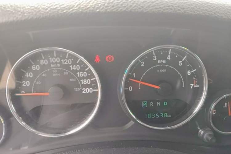 Used Jeep Wrangler 2017 3.0L Sahara Four-Door Comfort Edition Instrument Cluster