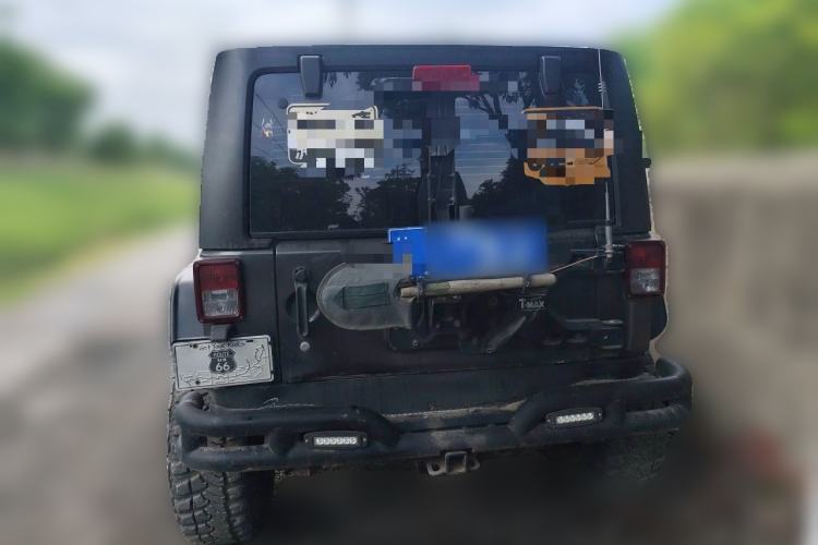 Used Jeep Wrangler 2017 3.6L Rubicon Four-Door Comfort Edition Rear