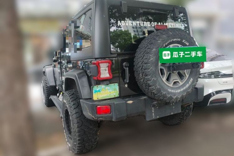 Used Jeep Wrangler 2017 3.0L Sahara Four-Door Comfort Edition Rear Left 45 Deg