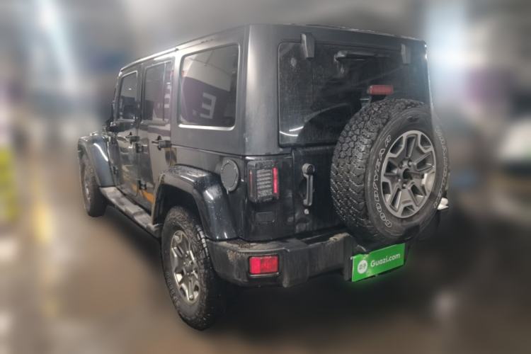 Used Jeep Wrangler 2017 3.0L Sahara Four-Door Comfort Edition Rear Left 45 Deg