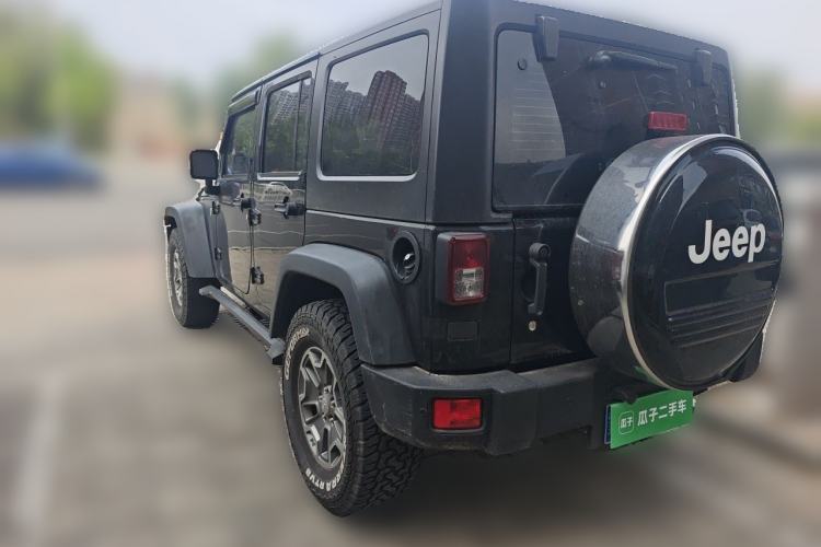 Used Jeep Wrangler 2017 3.6L Rubicon Four-Door Comfort Edition Rear Left 45 Deg