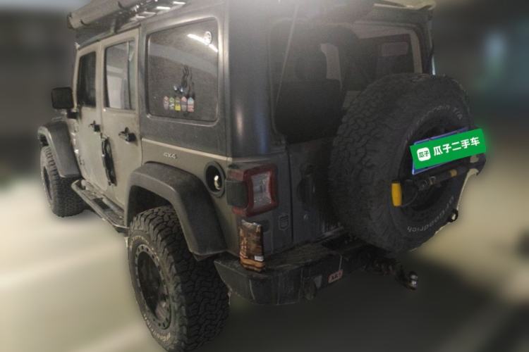 Used Jeep Wrangler 2017 3.6L Rubicon Four-Door Comfort Edition Rear Left 45 Deg