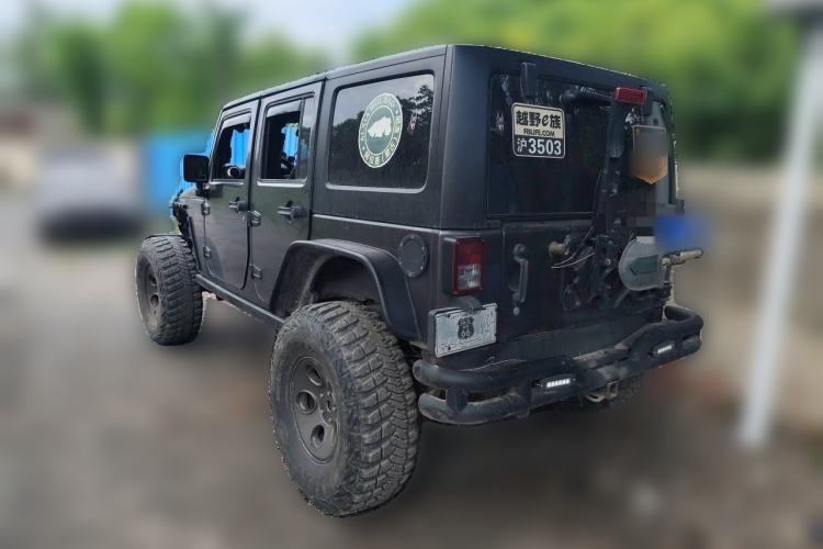 Used Jeep Wrangler 2017 3.6L Rubicon Four-Door Comfort Edition Rear Left 45 Deg