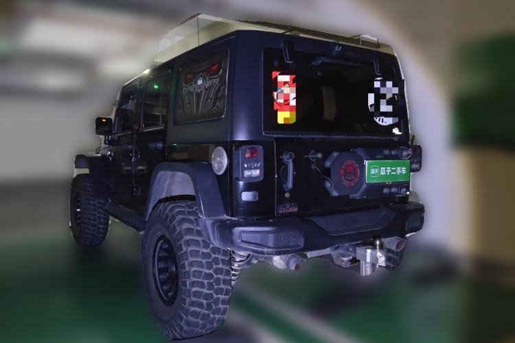 Used Jeep Wrangler 2017 3.6L Rubicon Four-Door Comfort Edition Rear Left 45 Deg