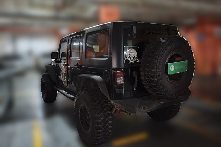 Used Jeep Wrangler 2017 3.0L Sahara Four-Door Comfort Edition Rear Left 45 Deg