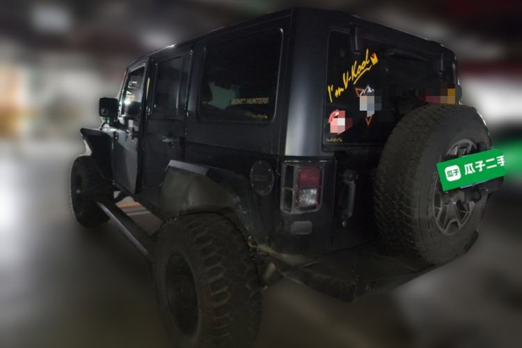 Used Jeep Wrangler 2017 3.0L Sahara Four-Door Comfort Edition Rear Left 45 Deg
