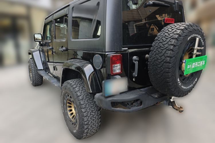 Used Jeep Wrangler 2017 3.0L Sahara Four-Door Comfort Edition Rear Left 45 Deg