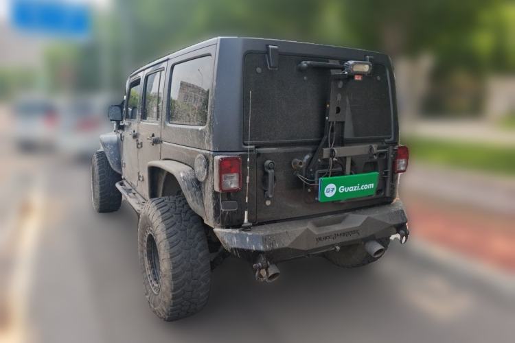 Used Jeep Wrangler 2017 3.6L Rubicon Four-Door Comfort Edition Rear Left 45 Deg