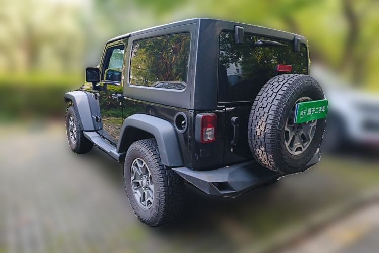 Used Jeep Wrangler 2017 3.6L Rubicon Two-Door Comfort Edition Rear Left 45 Deg