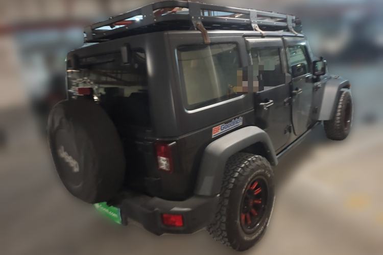 Used Jeep Wrangler 2017 3.6L Rubicon Four-Door Comfort Edition Rear Right 45 Deg