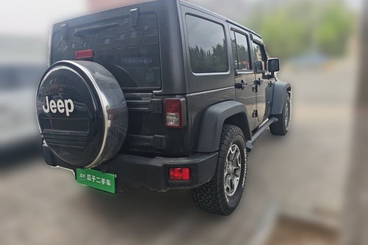 Used Jeep Wrangler 2017 3.6L Rubicon Four-Door Comfort Edition Rear Right 45 Deg
