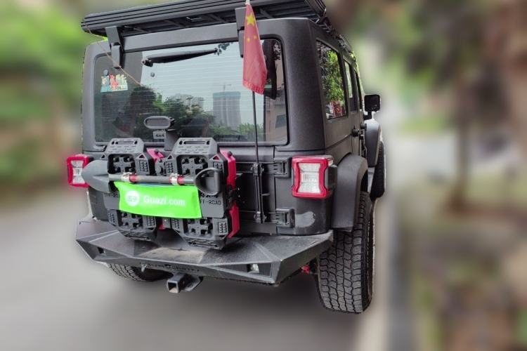 Used Jeep Wrangler 2017 3.0L Sahara Four-Door Comfort Edition Rear Right 45 Deg